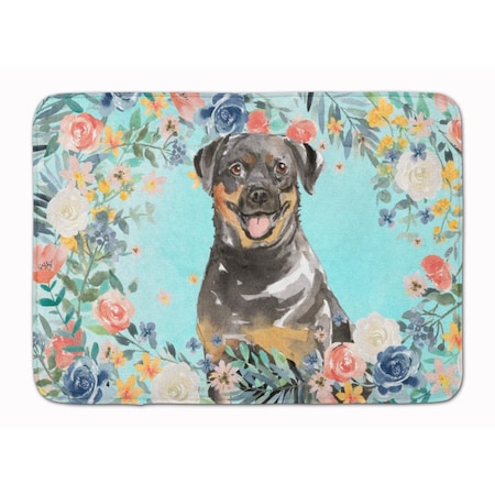 Carolines Treasures Rottweiler Machine Washable Memory Foam Mat CK3415RUG